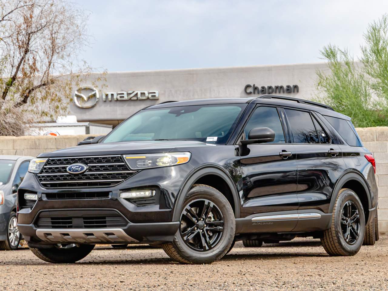 Agate Black 2021 Ford Explorer XLT AWD SUV / Crossover All-Wheel Drive Automatic