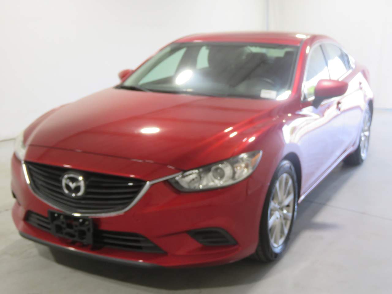 Soul Red Metallic 2015 Mazda MAZDA6 i Sport Sedan Front-Wheel Drive 6-Speed Automatic