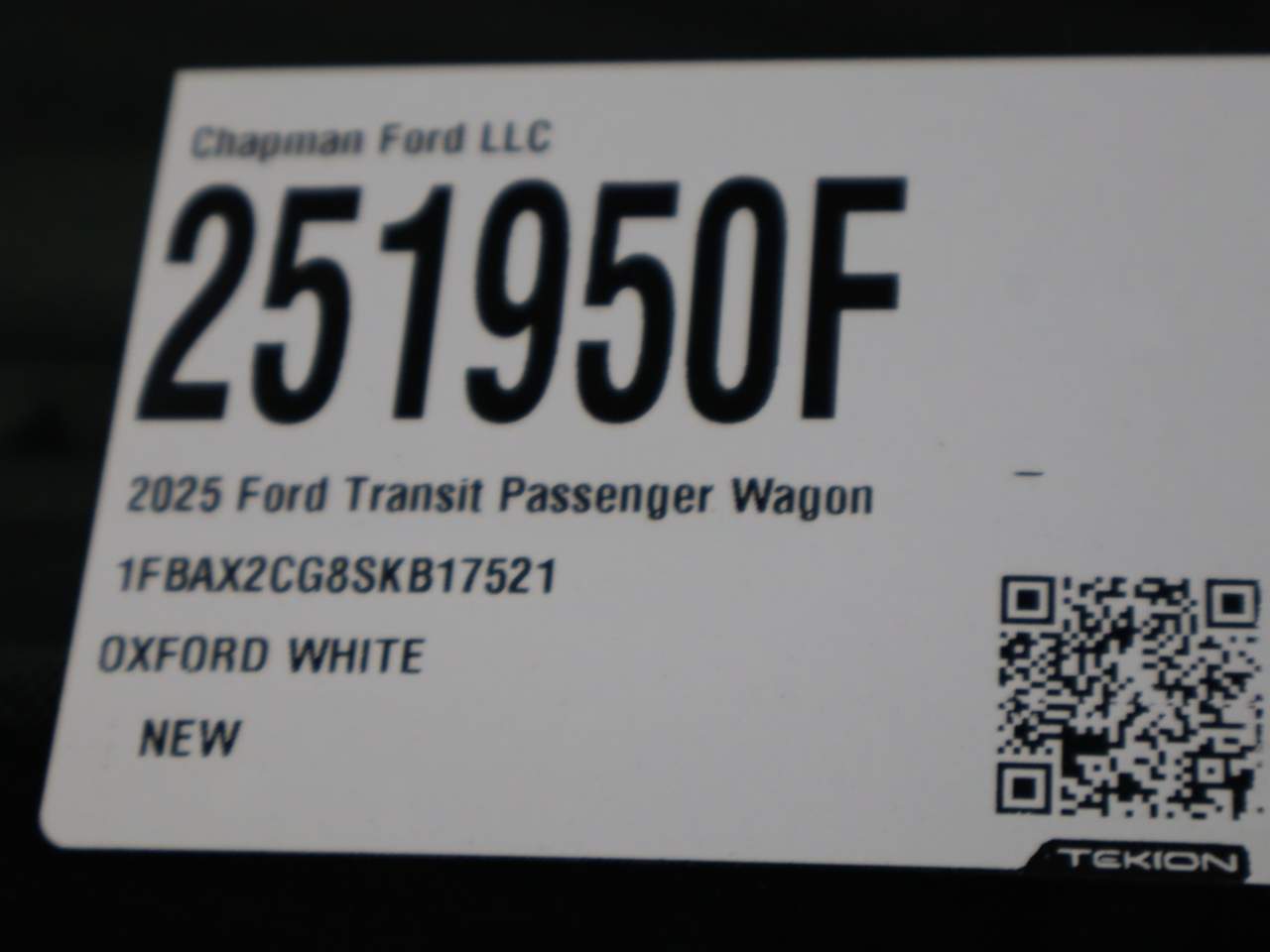 2025 Ford Transit 350 XLT