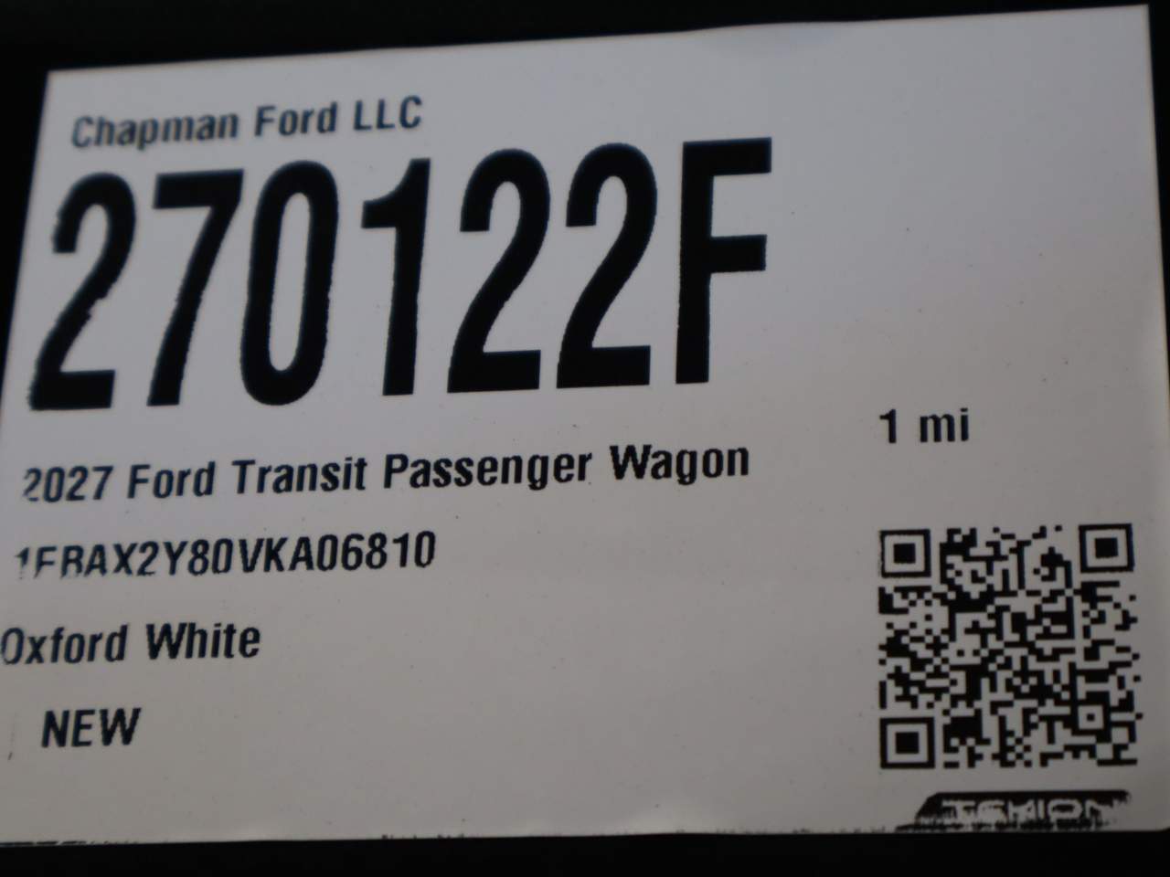 2027 Ford Transit 350 XL
