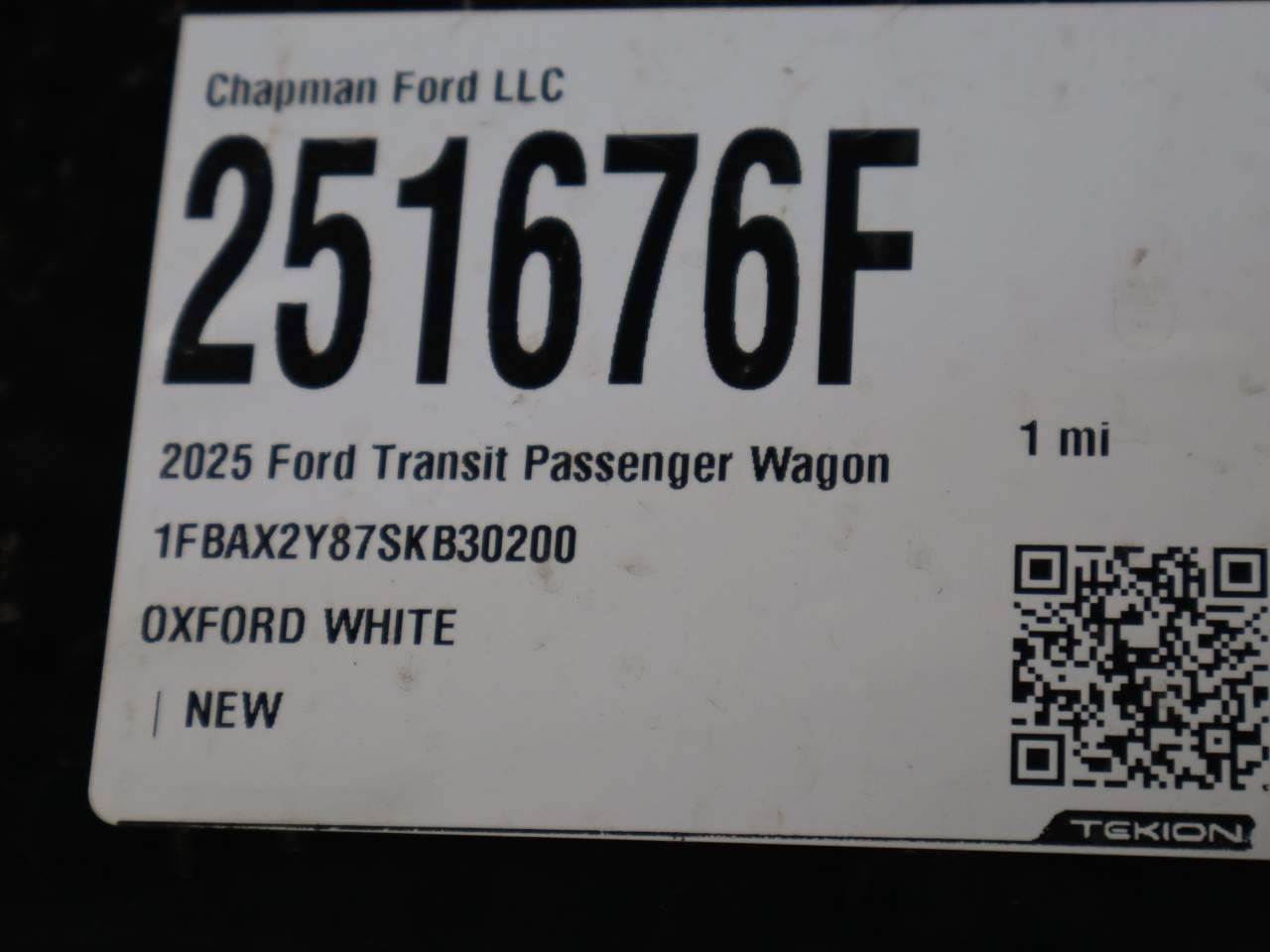 2025 Ford Transit 350 XL