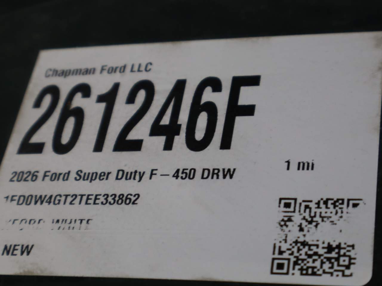 2026 Ford F-450 Super Duty Crew Cab Chassis