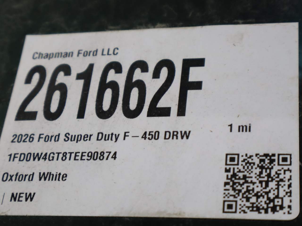 2026 Ford F-450 Super Duty Crew Cab Chassis