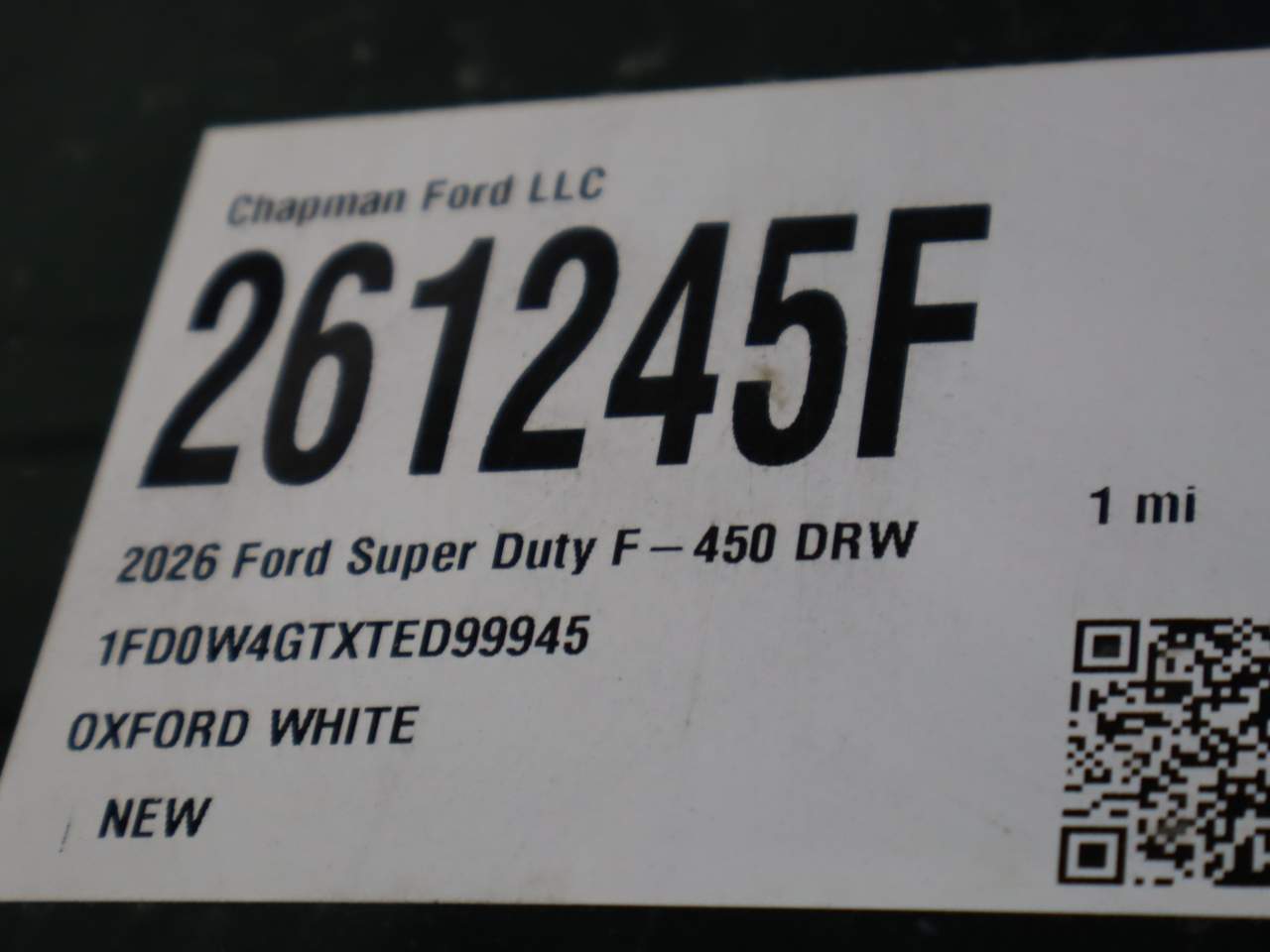2026 Ford F-450 Super Duty Crew Cab Chassis