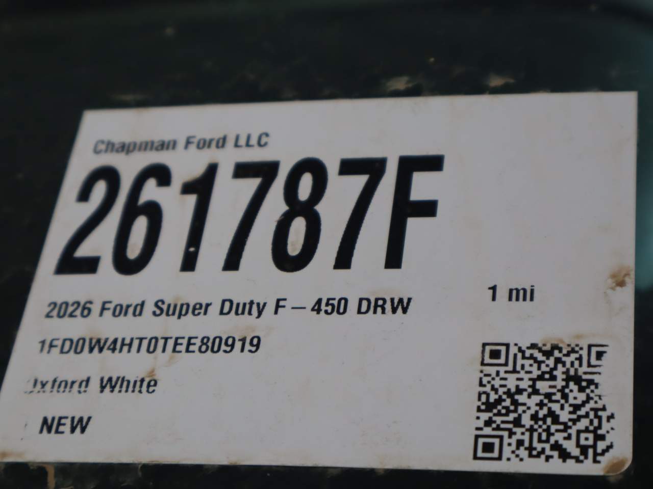 2026 Ford F-450 Super Duty Crew Cab Chassis