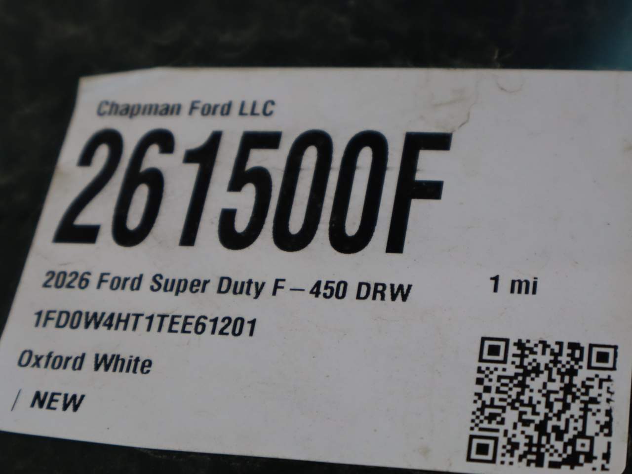 2026 Ford F-450 Super Duty Crew Cab Chassis