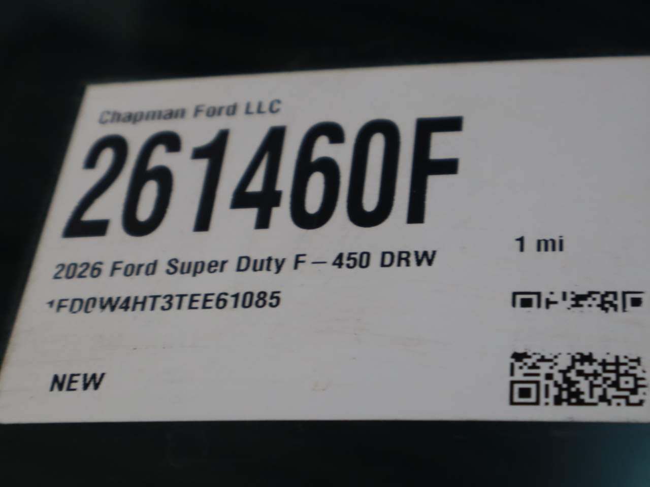 2026 Ford F-450 Super Duty Crew Cab Chassis