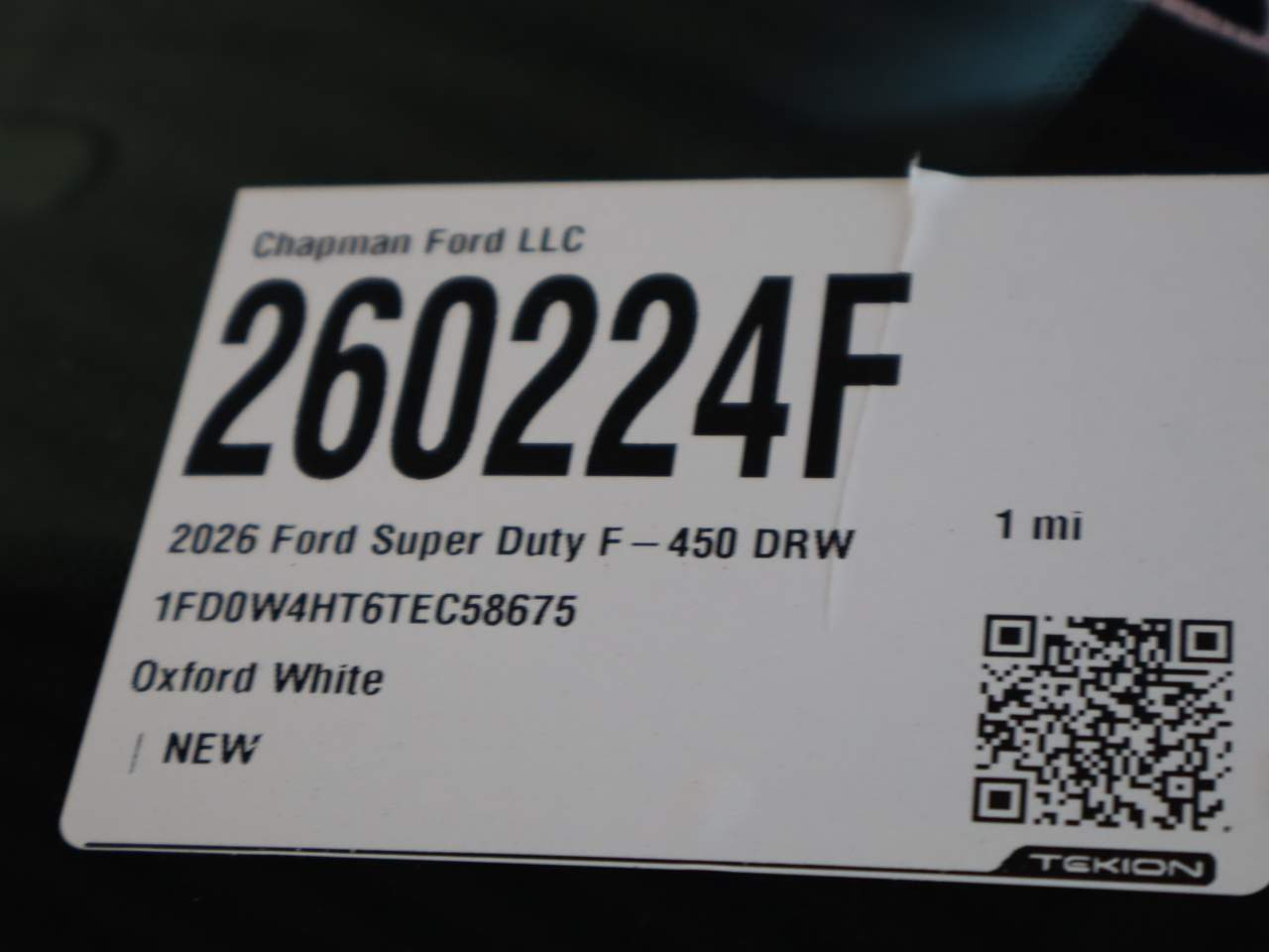 2026 Ford F-450 Super Duty Crew Cab Chassis