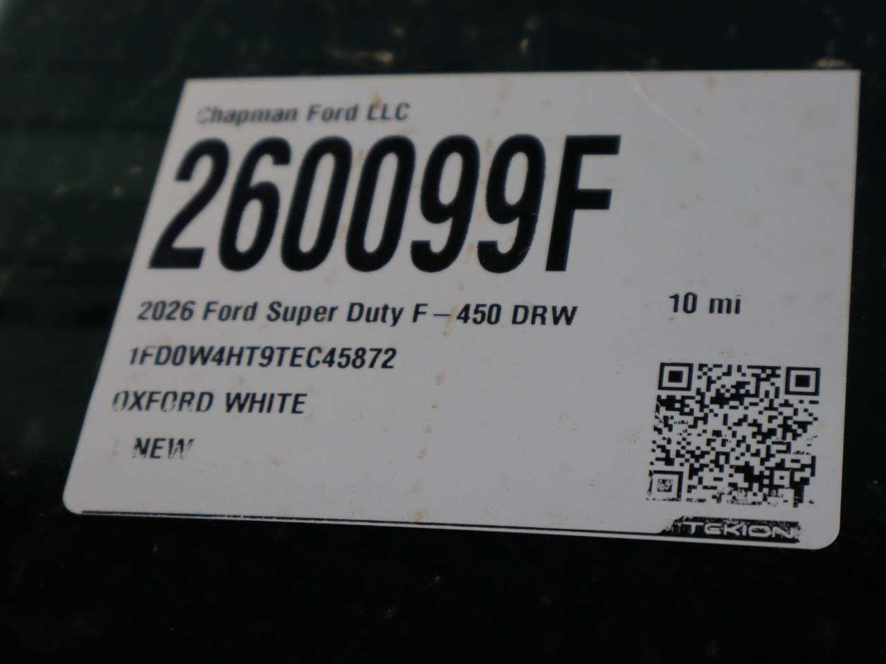 2026 Ford F-450 Super Duty Crew Cab Chassis