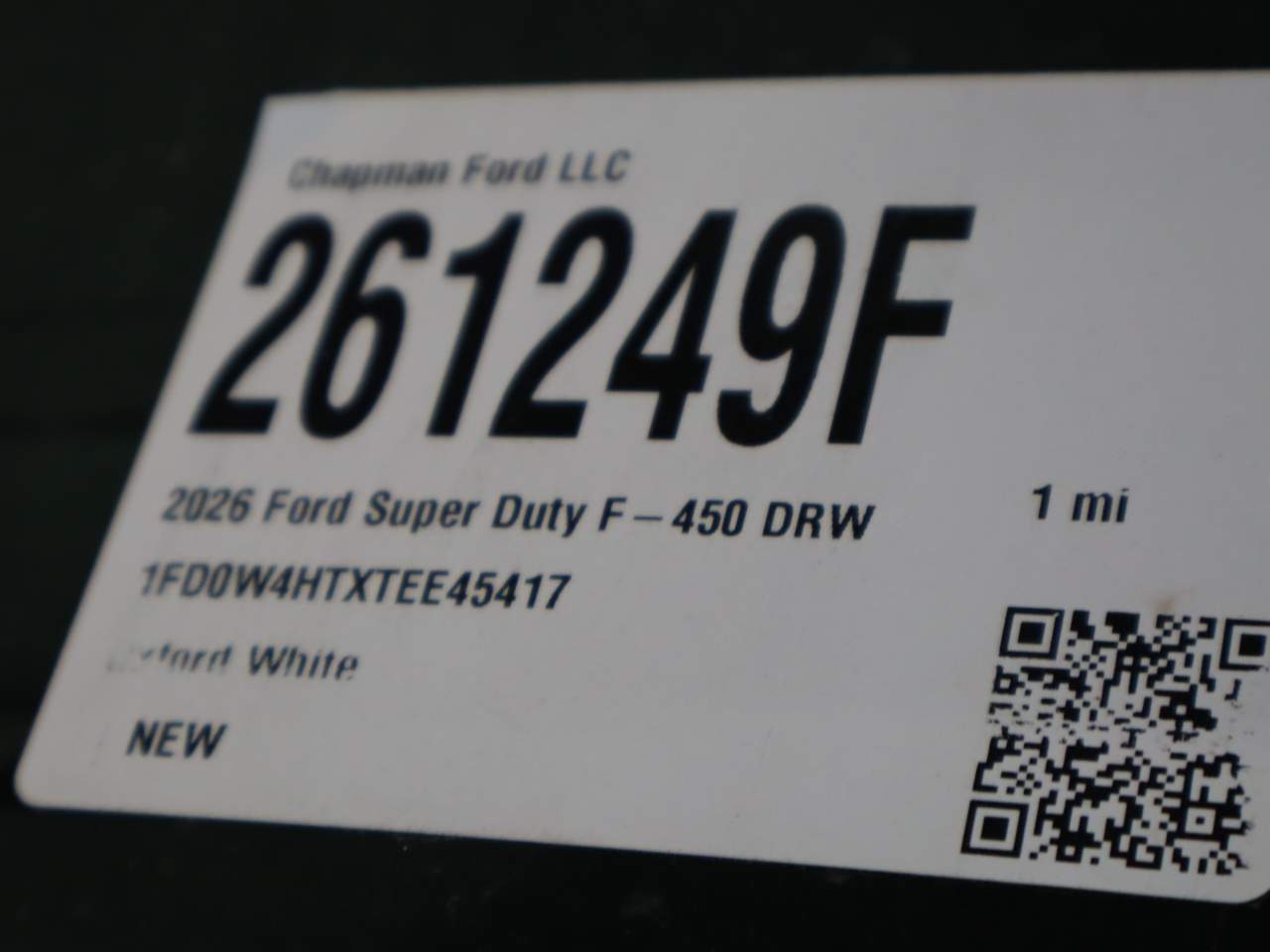 2026 Ford F-450 Super Duty Crew Cab Chassis
