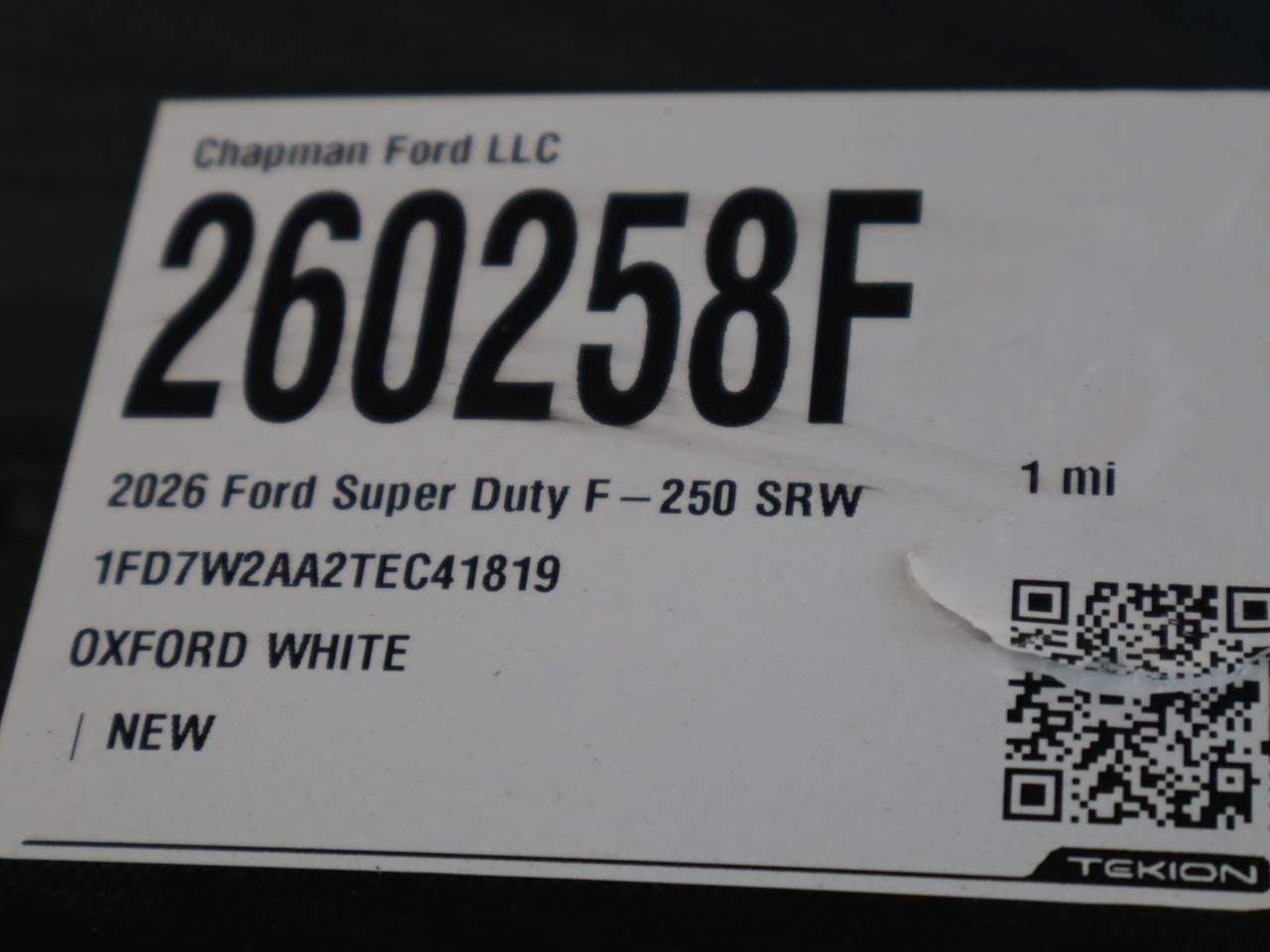 2026 Ford F-250 Super Duty Crew Cab XL