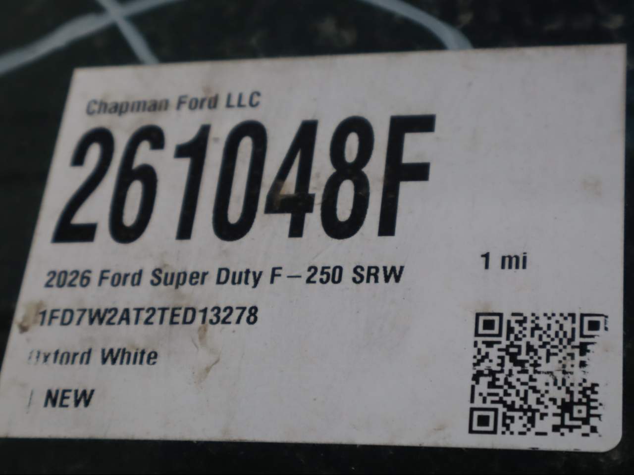 2026 Ford F-250 Super Duty Crew Cab Chassis