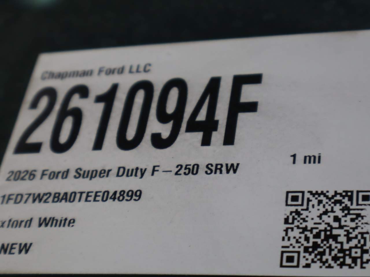 2026 Ford F-250 Super Duty Crew Cab XL