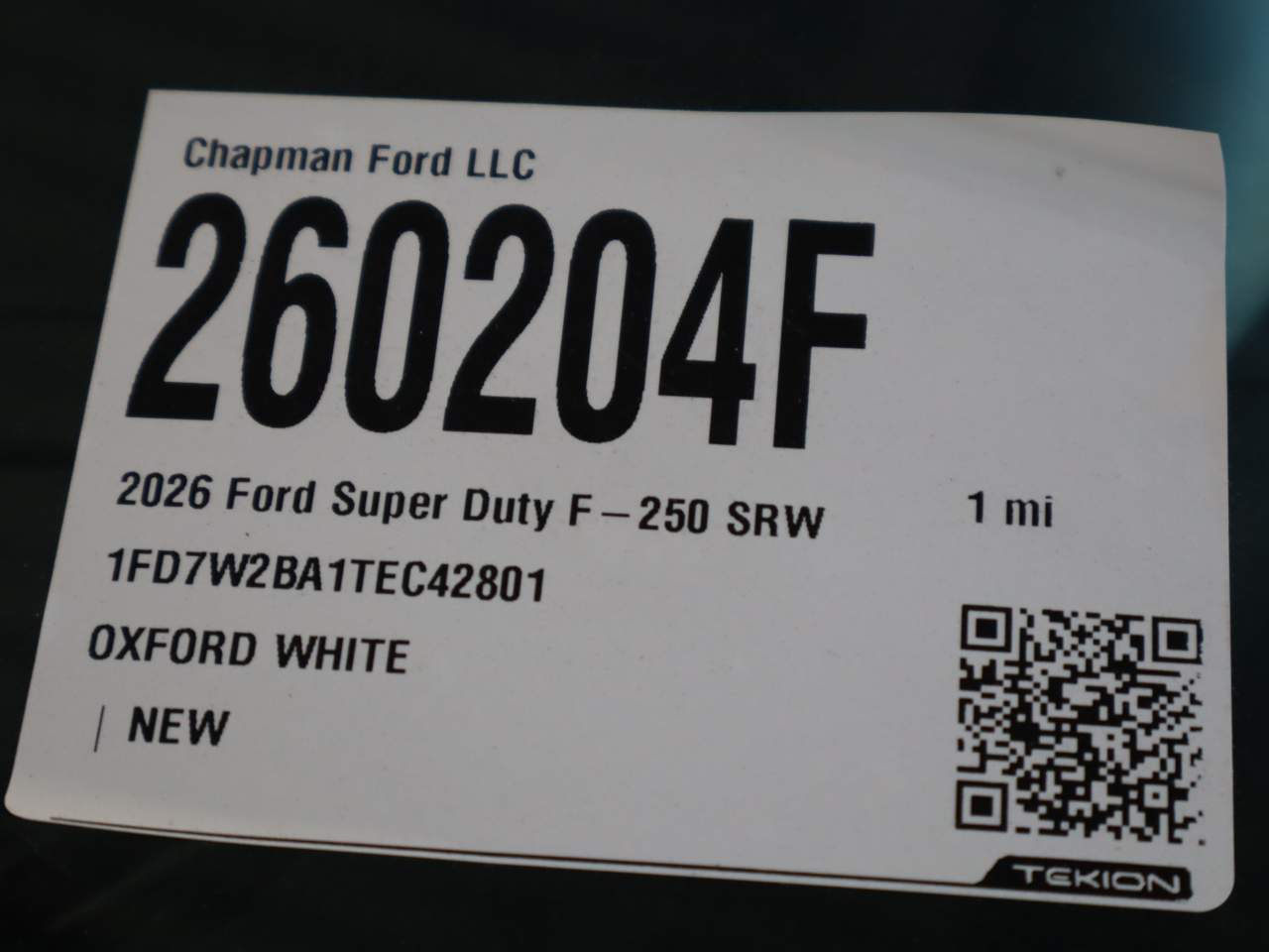 2026 Ford F-250 Super Duty Crew Cab XL