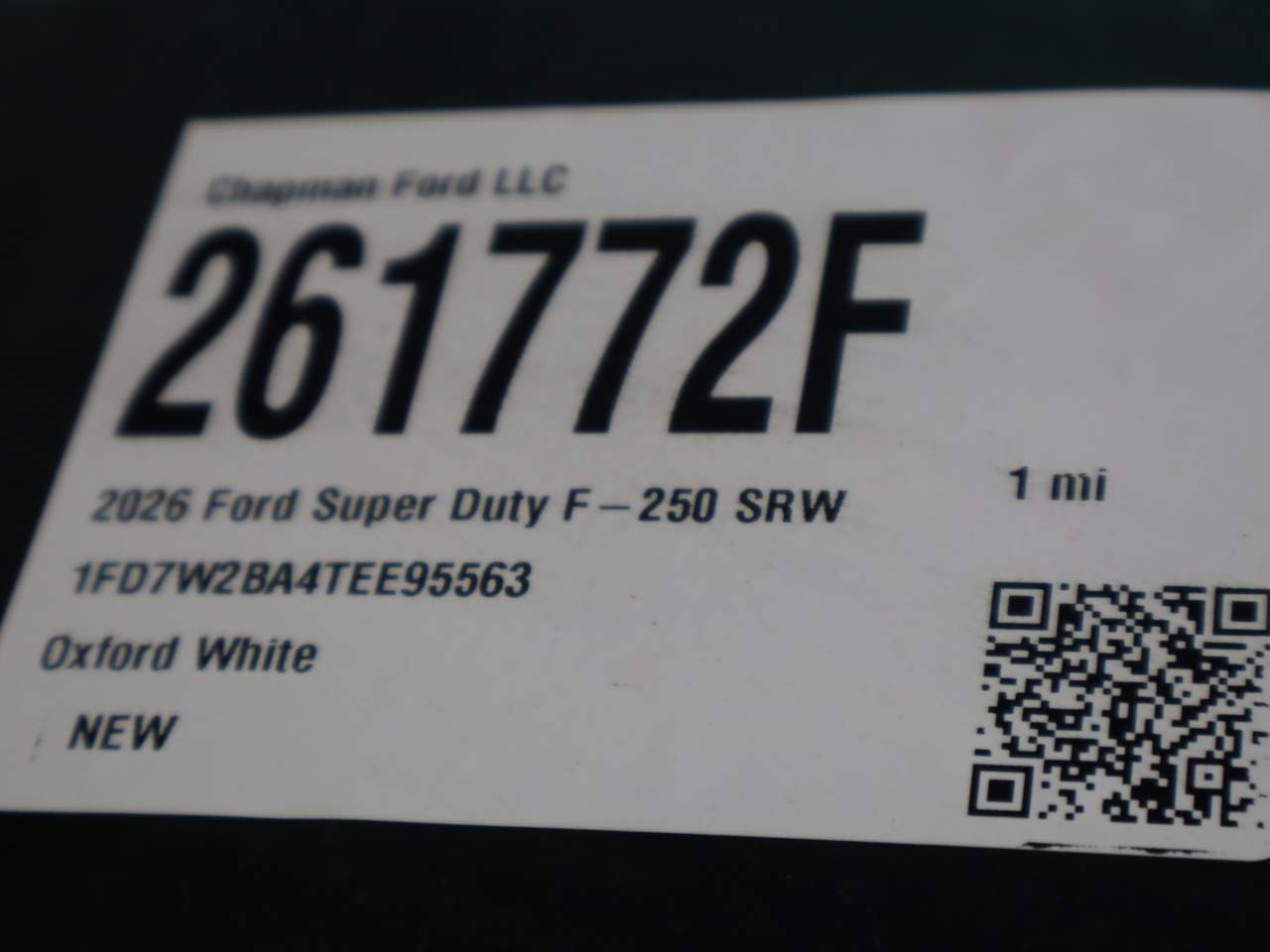 2026 Ford F-250 Super Duty Crew Cab XL