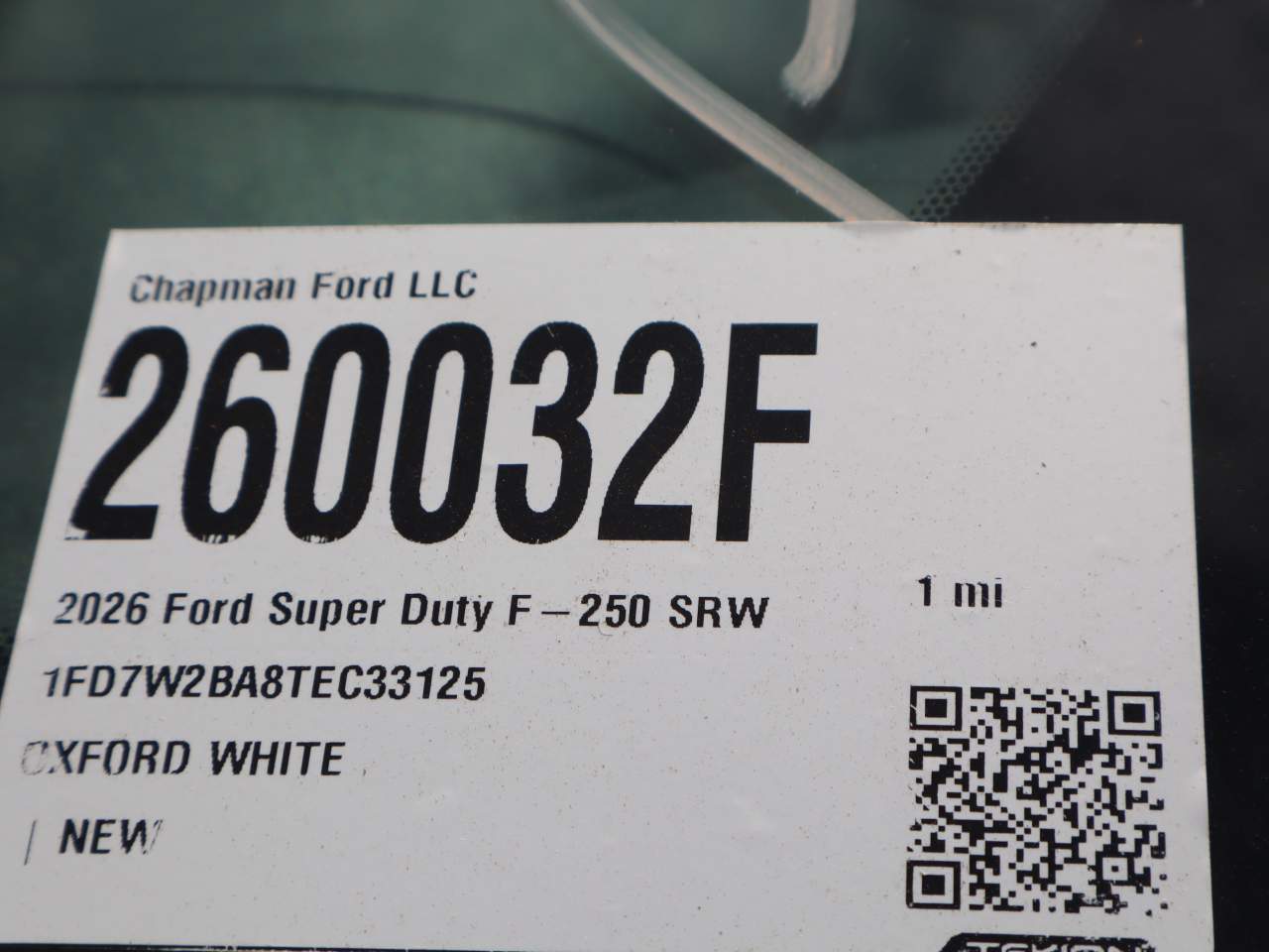 2026 Ford F-250 Super Duty Crew Cab Chassis