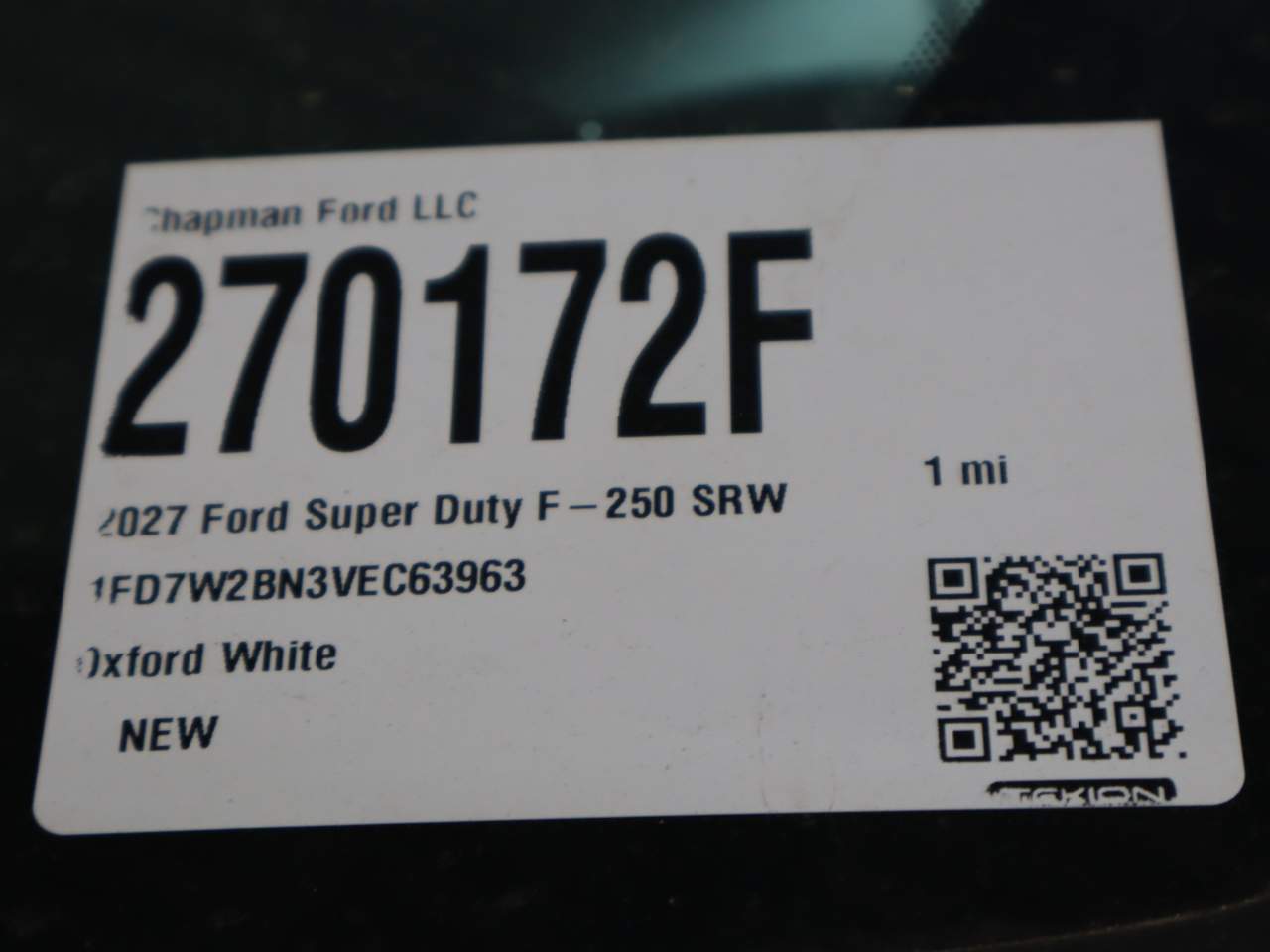 2027 Ford F-250 Super Duty Crew Cab Chassis