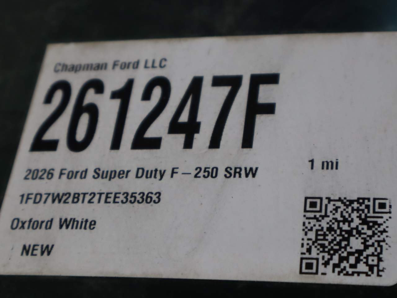 2026 Ford F-250 Super Duty Crew Cab XL