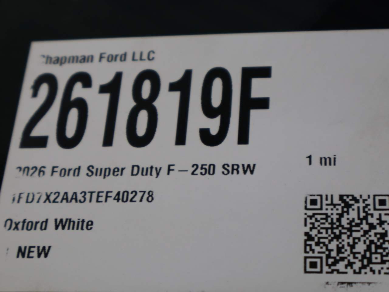 2026 Ford F-250 Super Duty SuperCab XL