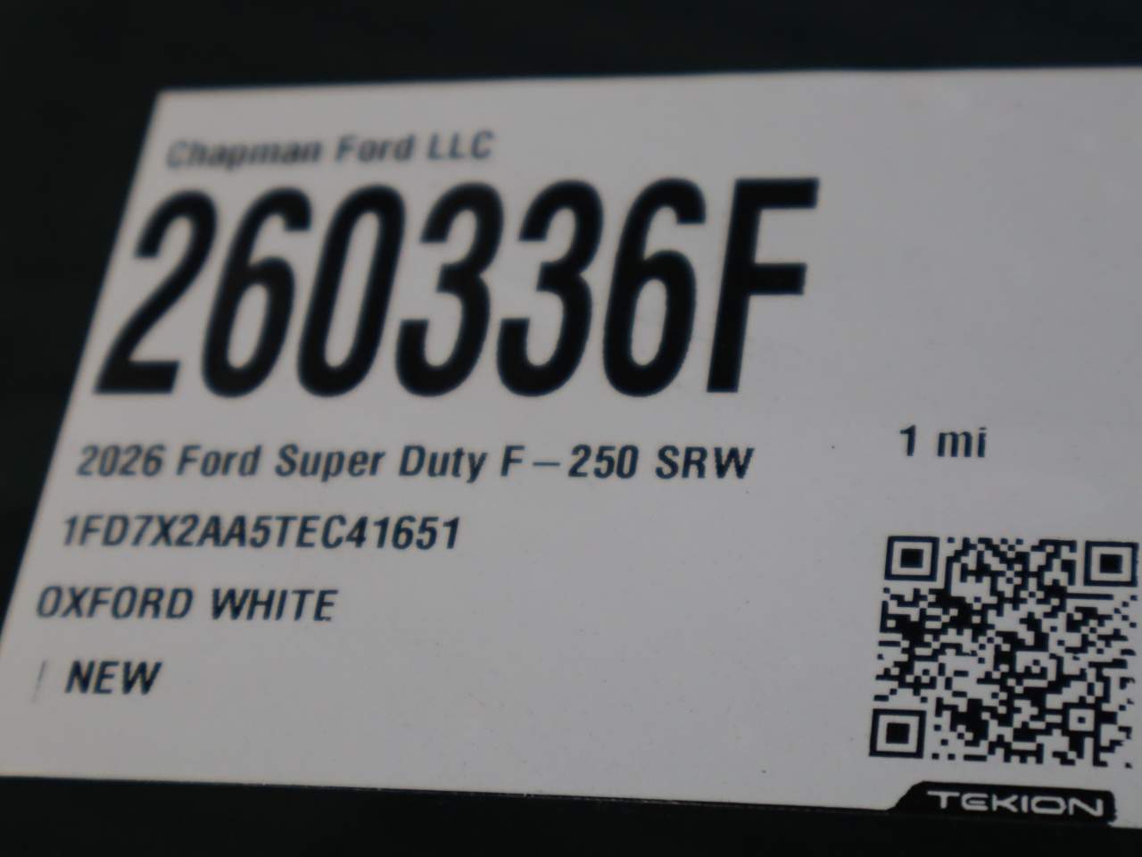 2026 Ford F-250 Super Duty SuperCab XL