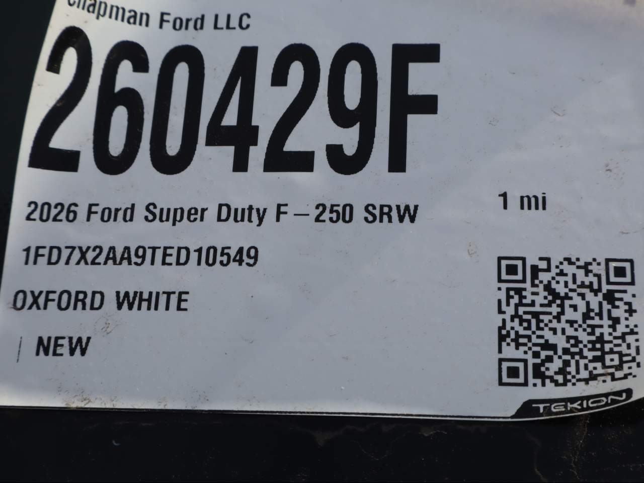 2026 Ford F-250 Super Duty SuperCab XL