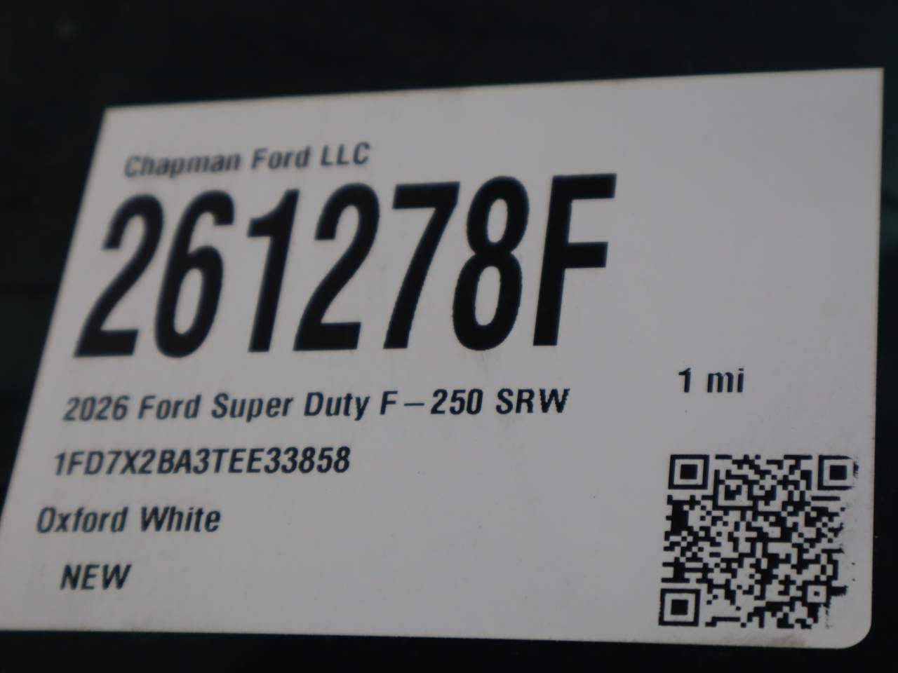 2026 Ford F-250 Super Duty SuperCab XL