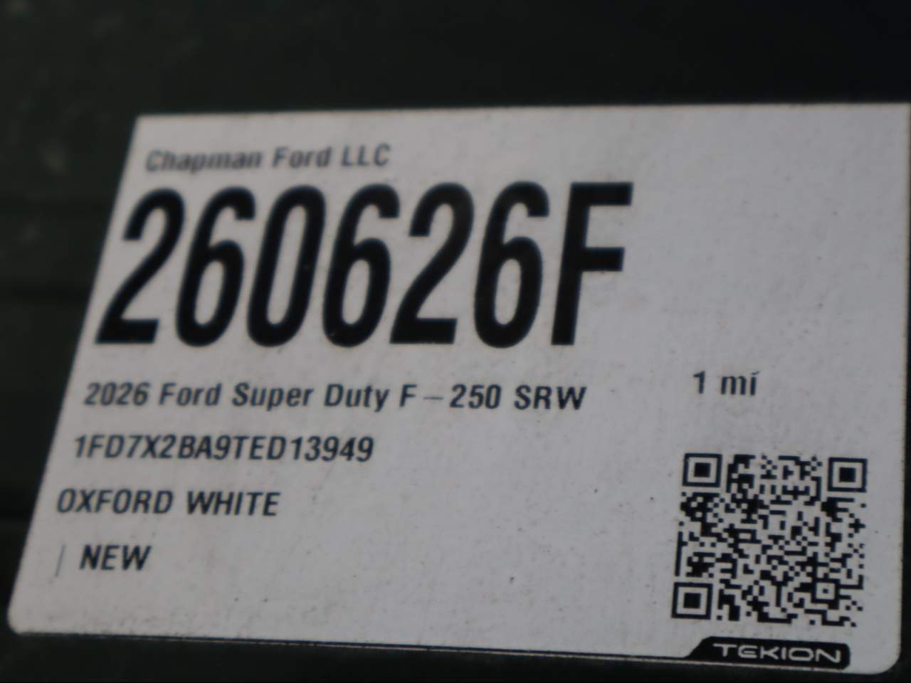 2026 Ford F-250 Super Duty SuperCab XL