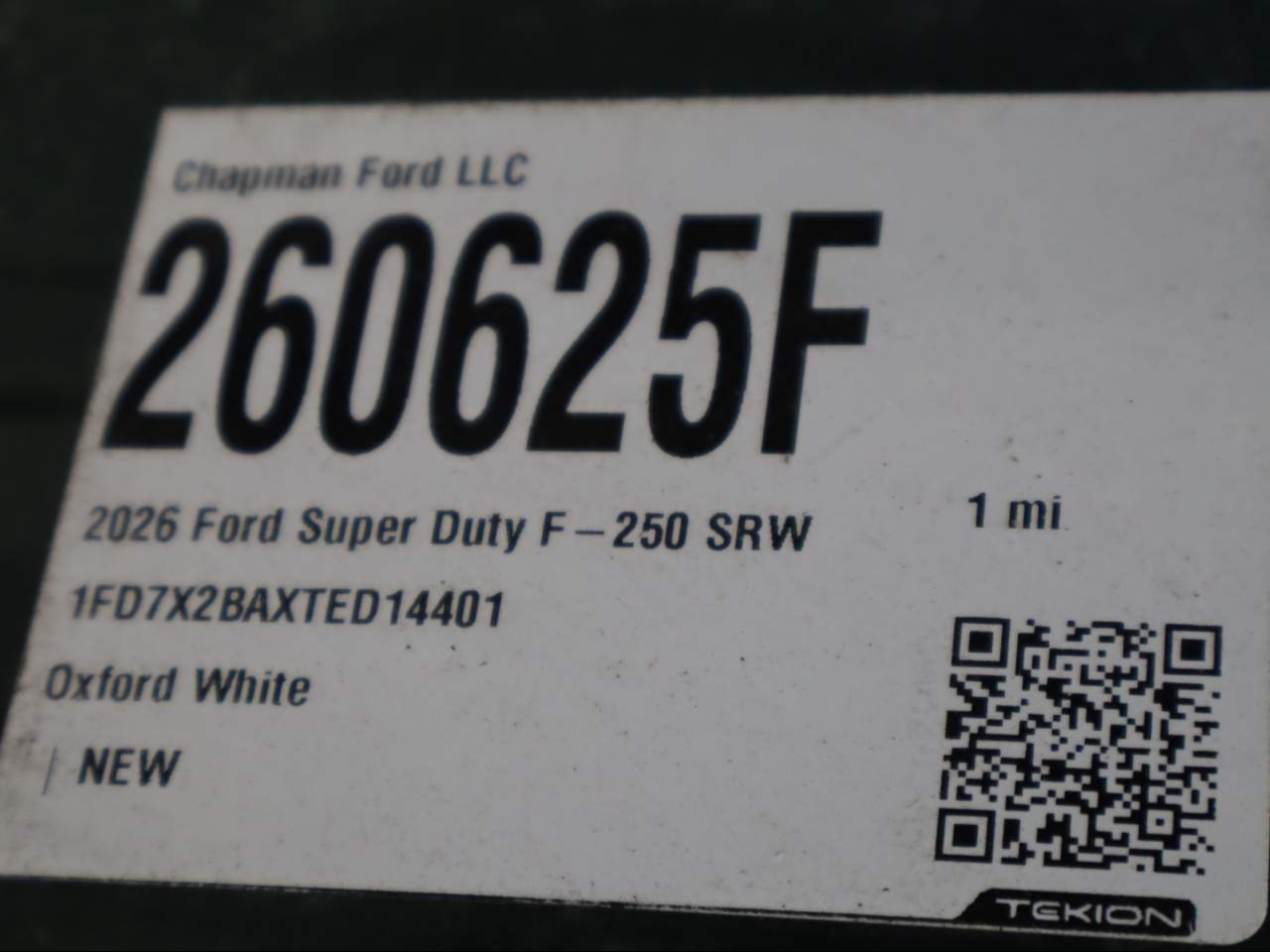 2026 Ford F-250 Super Duty SuperCab XL