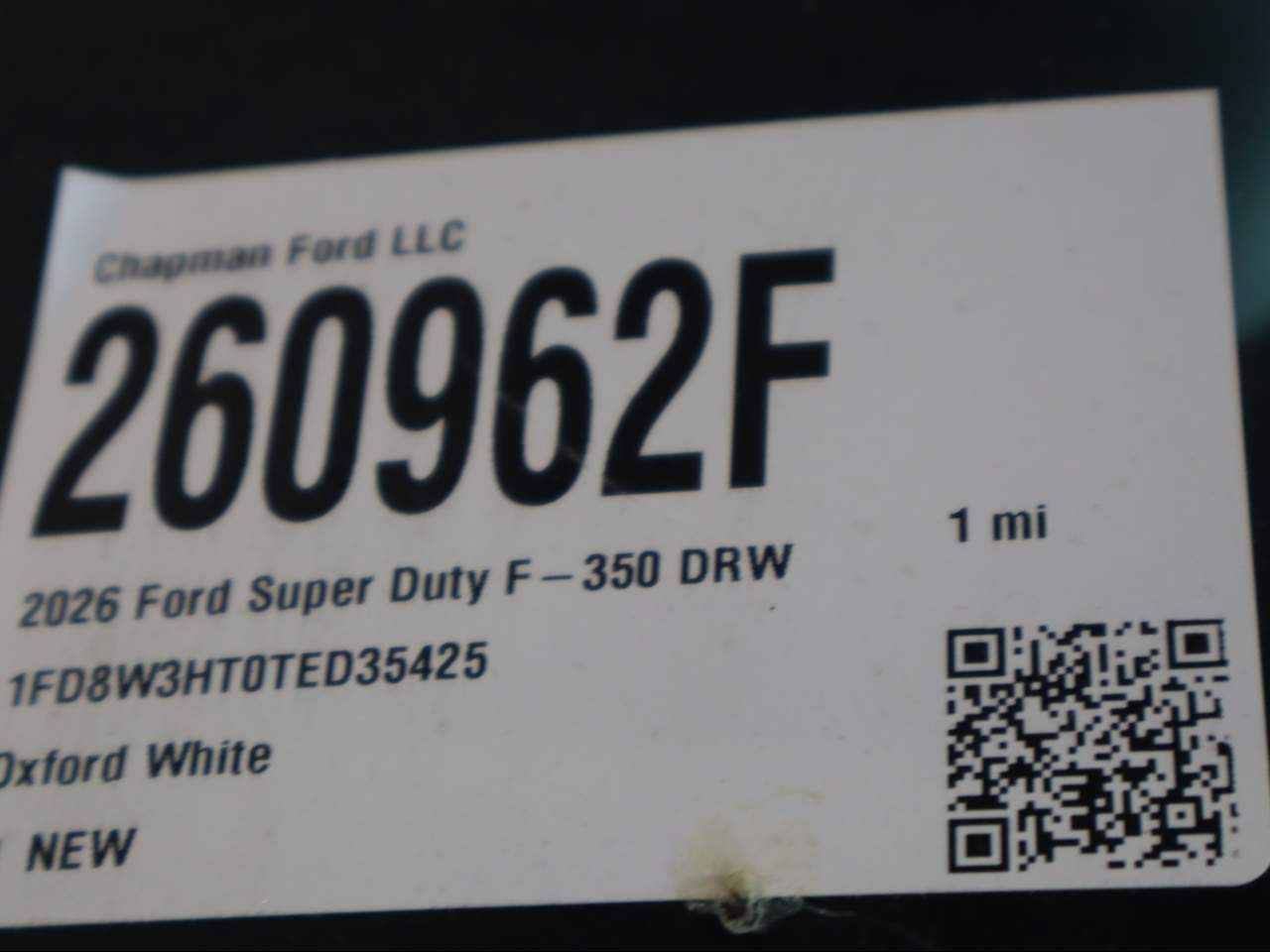 2026 Ford F-350 Super Duty DRW Crew Cab XL