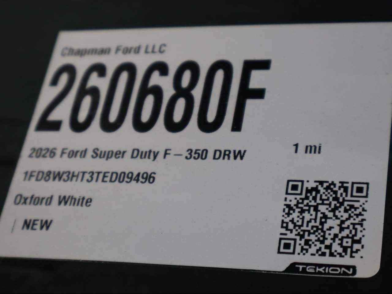 2026 Ford F-350 Super Duty DRW Crew Cab XL