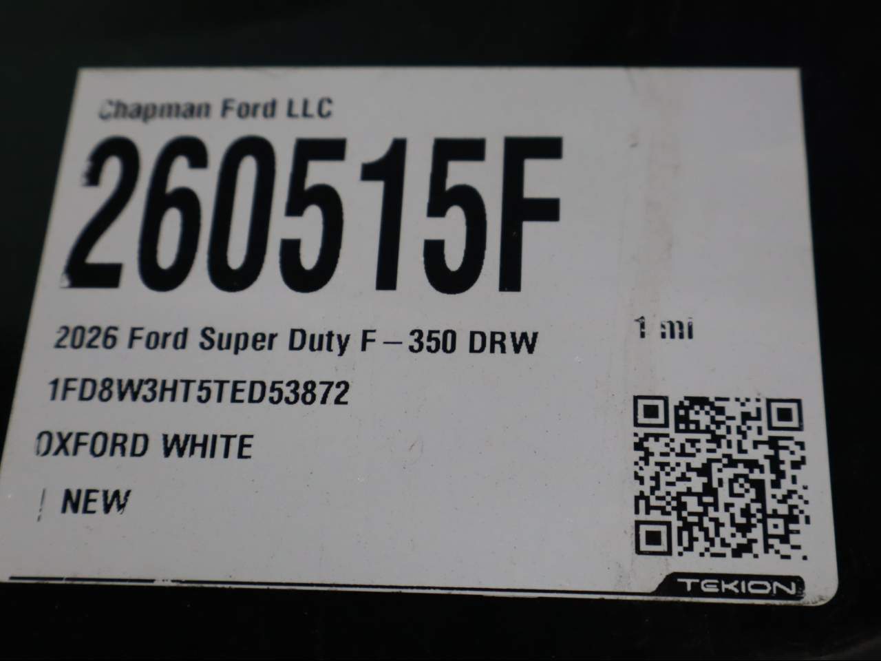 2026 Ford F-350 Super Duty DRW Crew Cab XL