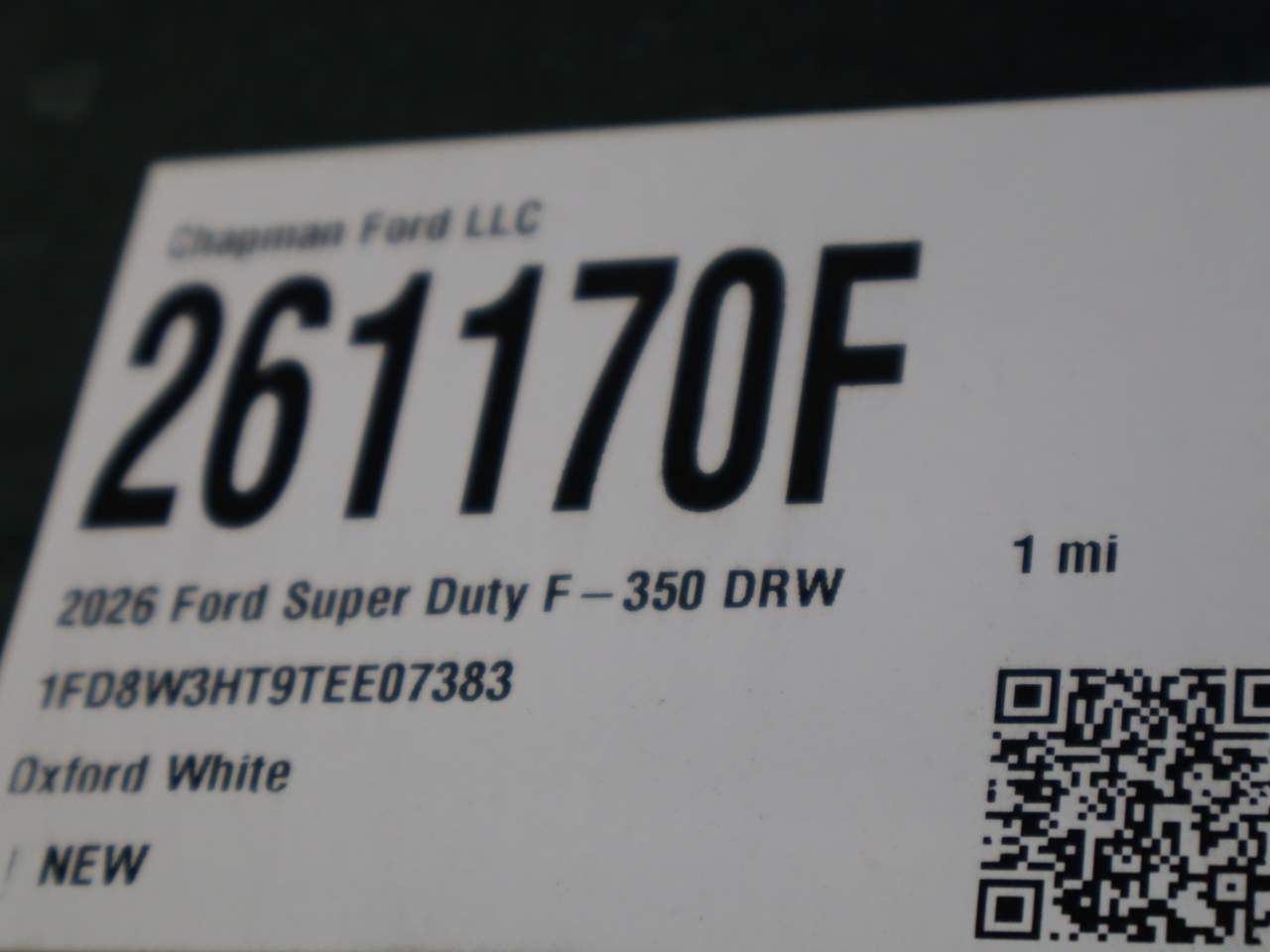 2026 Ford F-350 Super Duty DRW Crew Cab XL