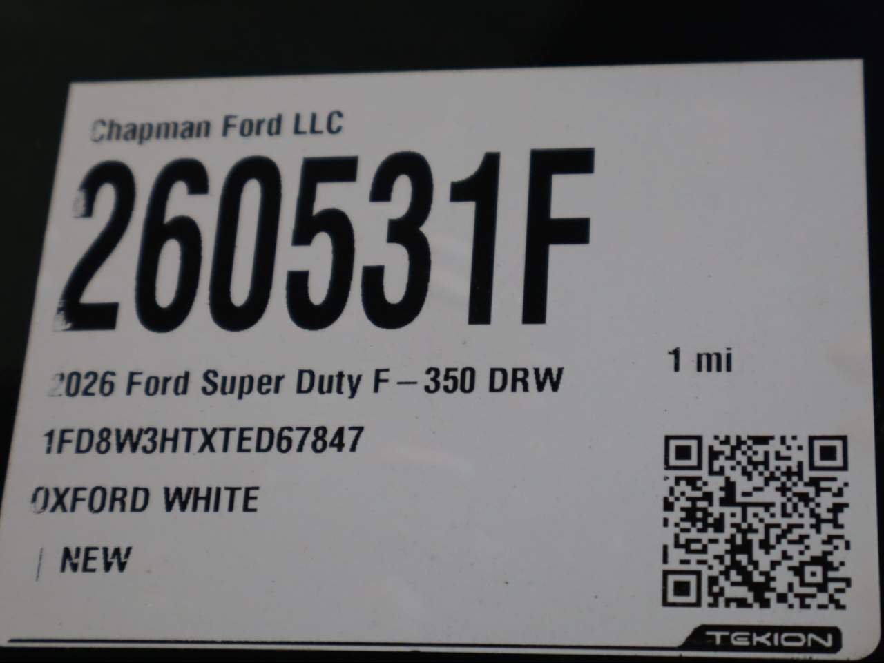 2026 Ford F-350 Super Duty DRW Crew Cab XL