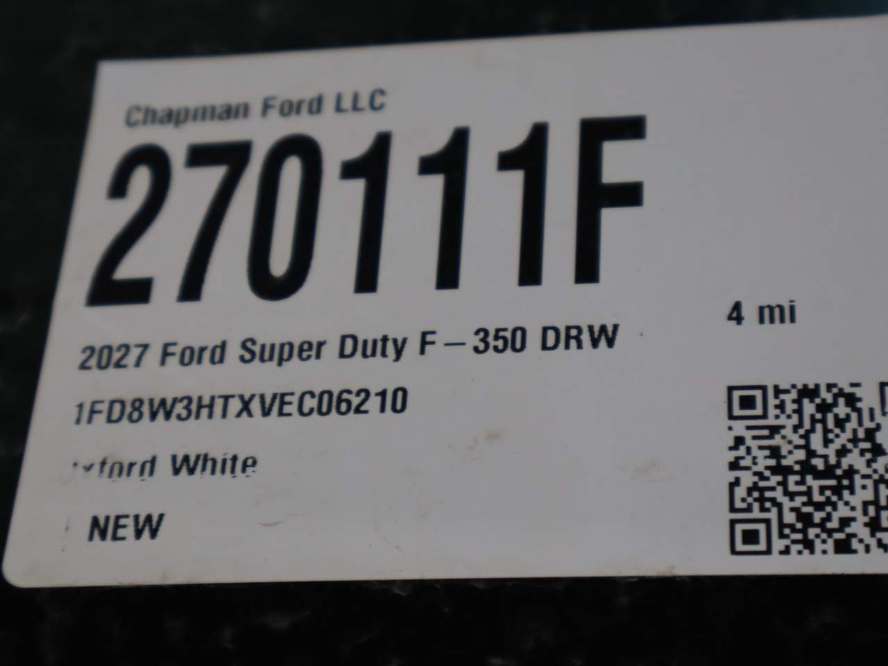 2027 Ford F-350 Super Duty DRW Crew Cab XL