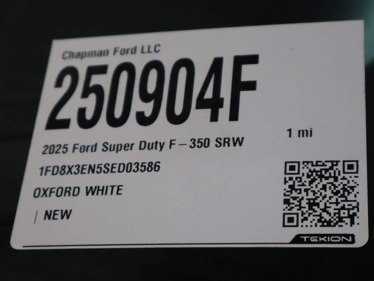 2025 Ford F-350 Super Duty SRW SuperCab XL