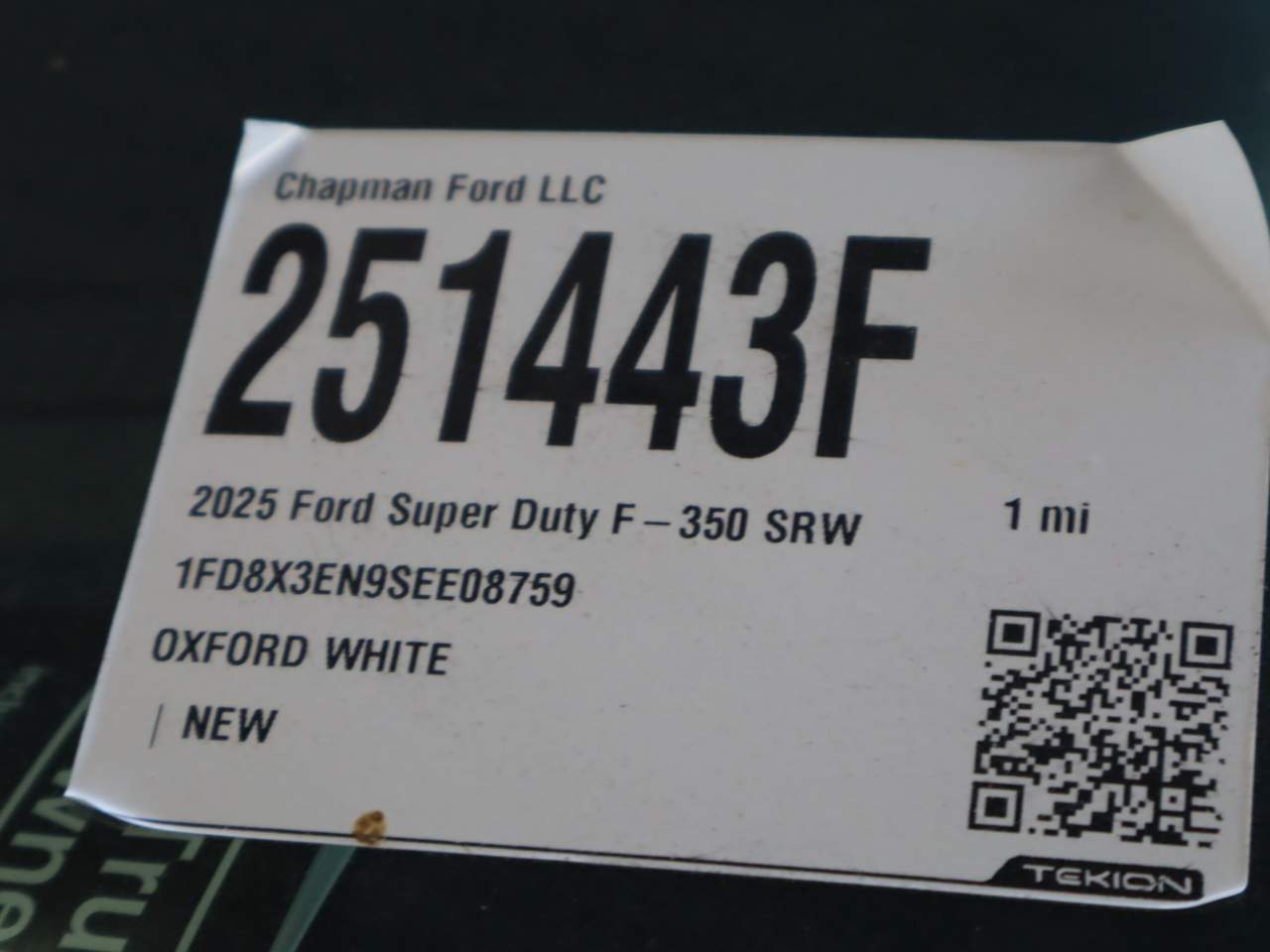 2025 Ford F-350 Super Duty SRW SuperCab XL