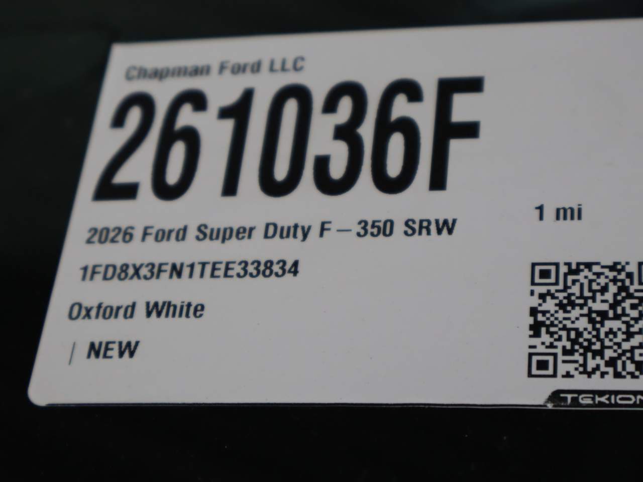 2026 Ford F-350 Super Duty SRW SuperCab XL