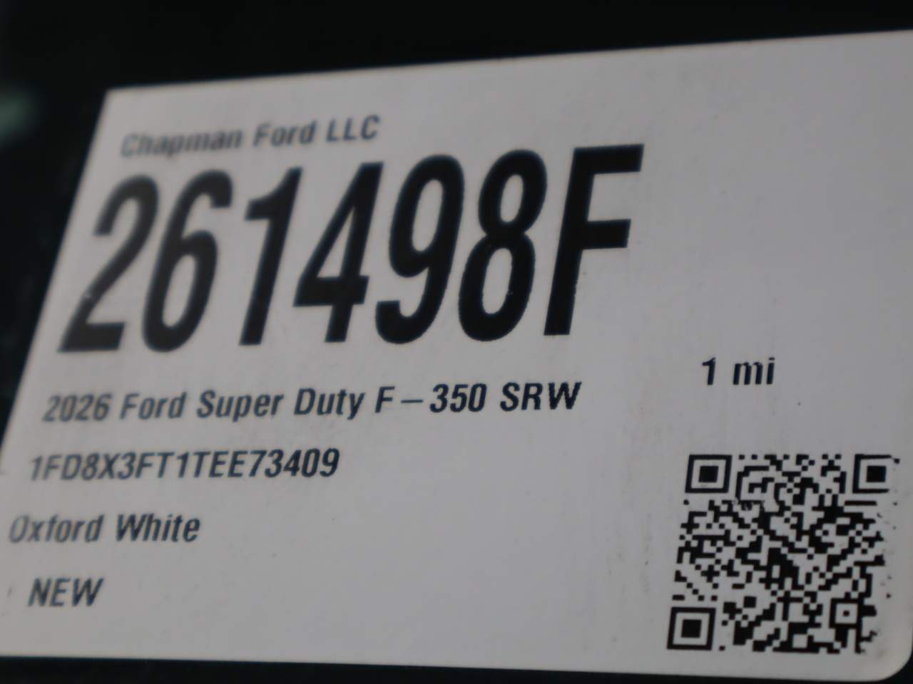 2026 Ford F-350 Super Duty SRW SuperCab XL