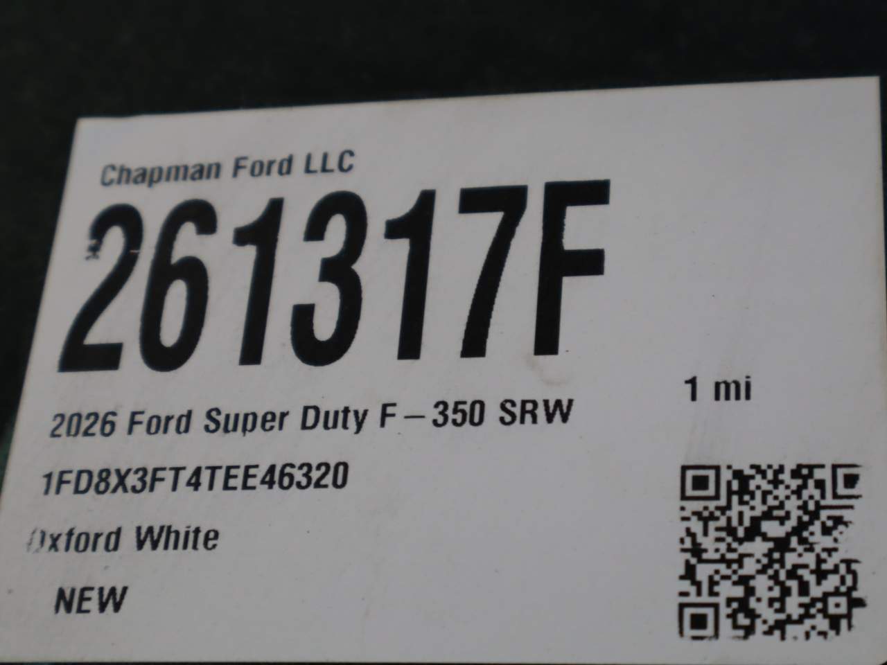 2026 Ford F-350 Super Duty SRW SuperCab XL