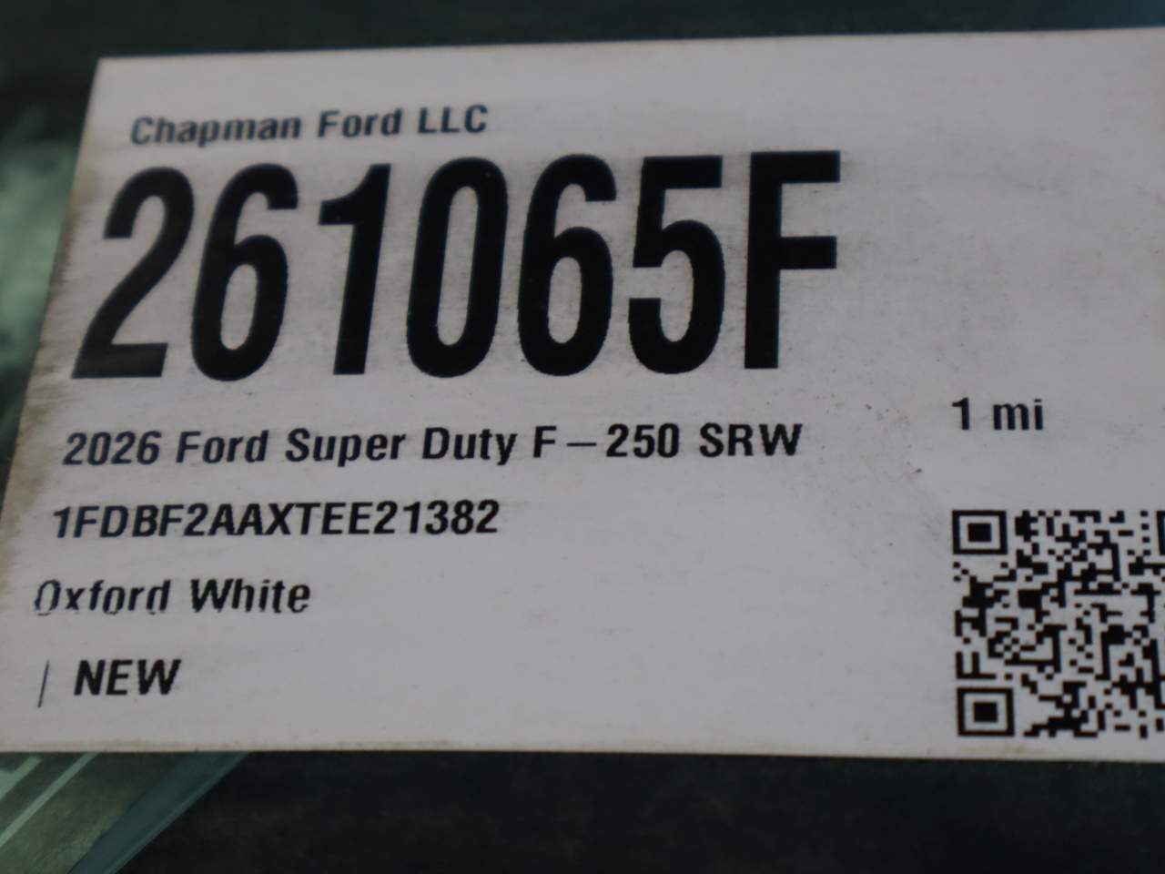 2026 Ford F-250 Super Duty XL
