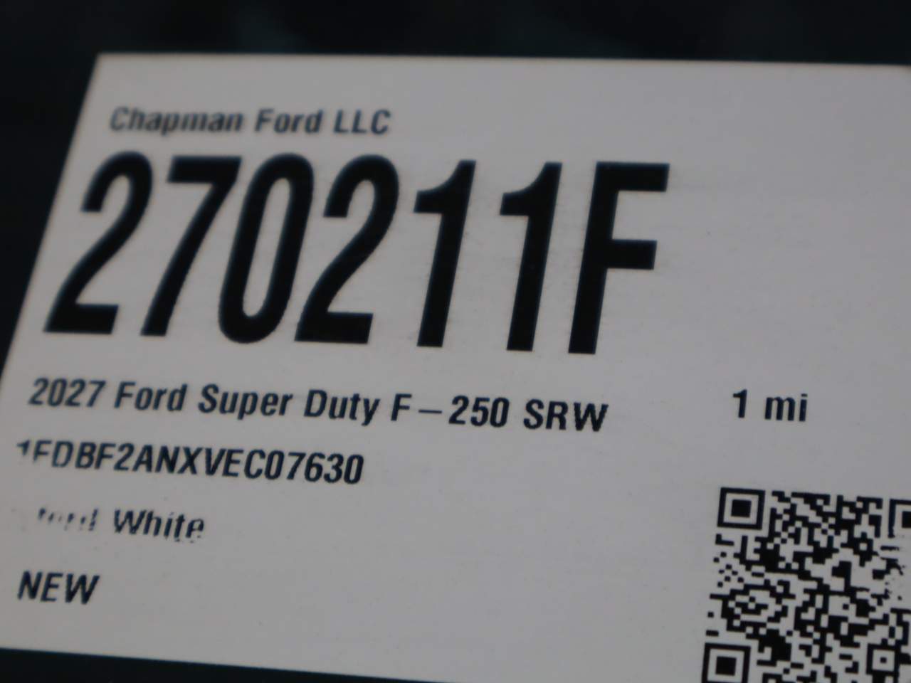 2027 Ford F-250 Super Duty XL