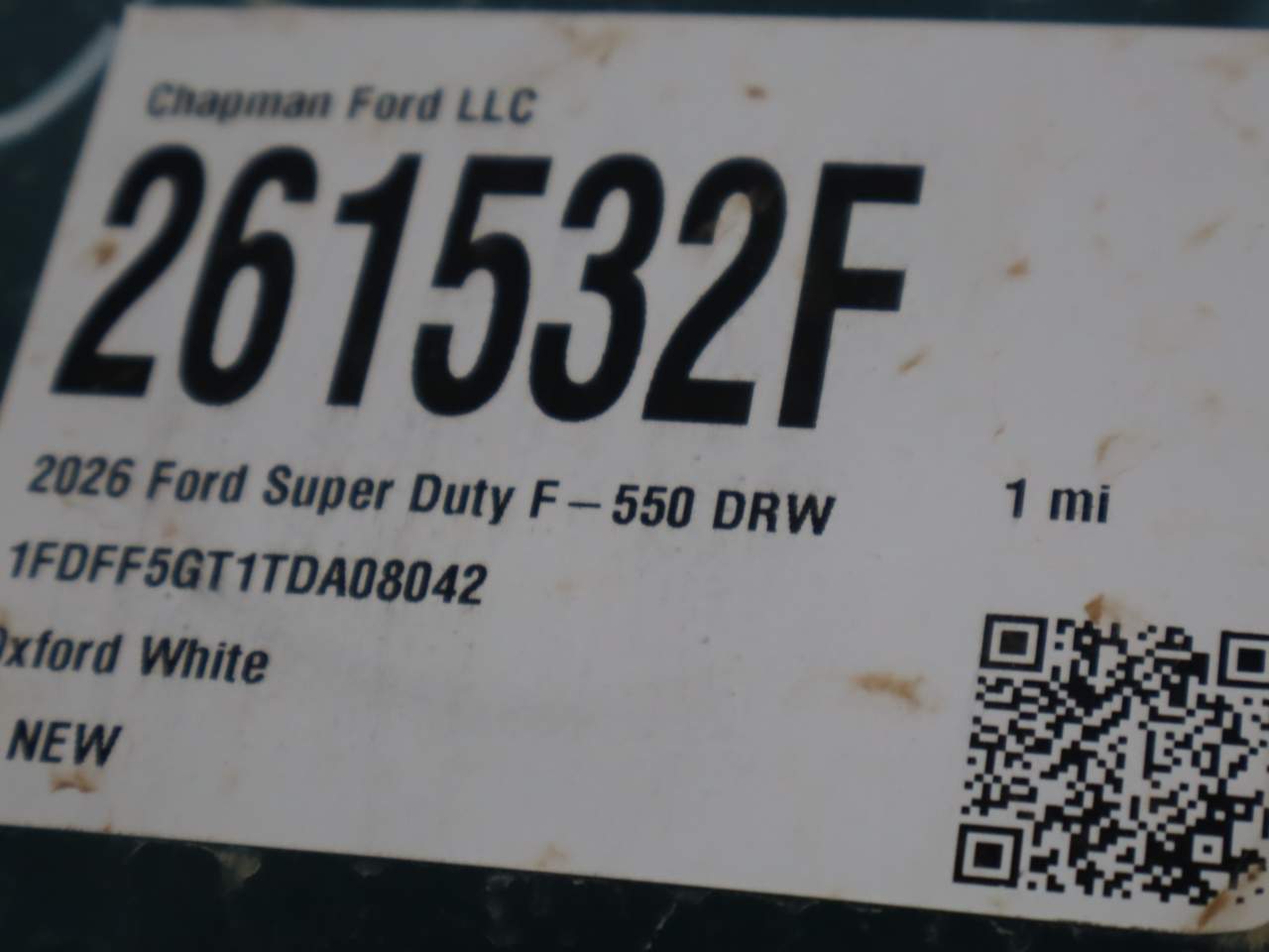 2026 Ford F-550 Super Duty Chassis