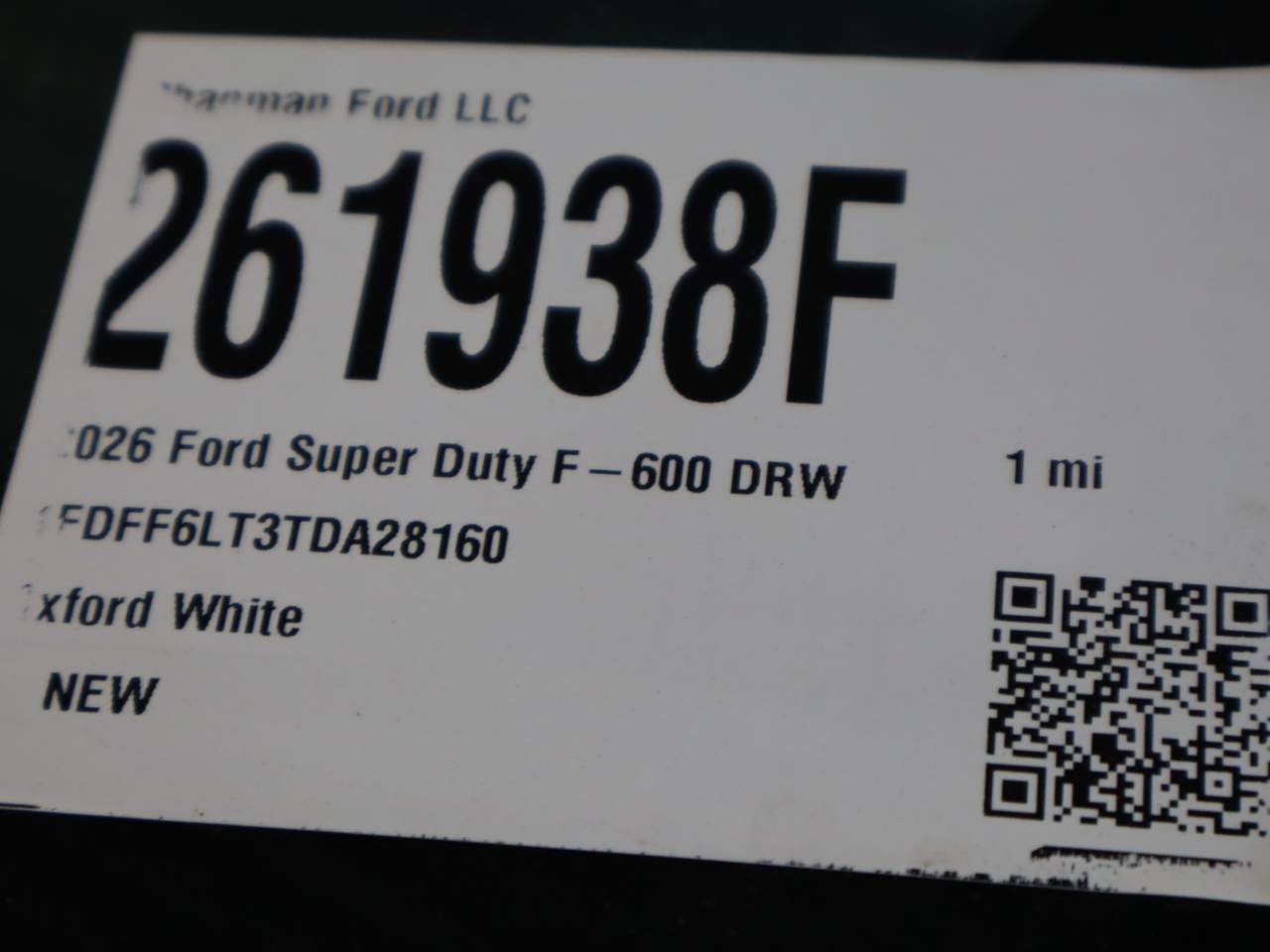 2026 Ford F-600 Super Duty Chassis