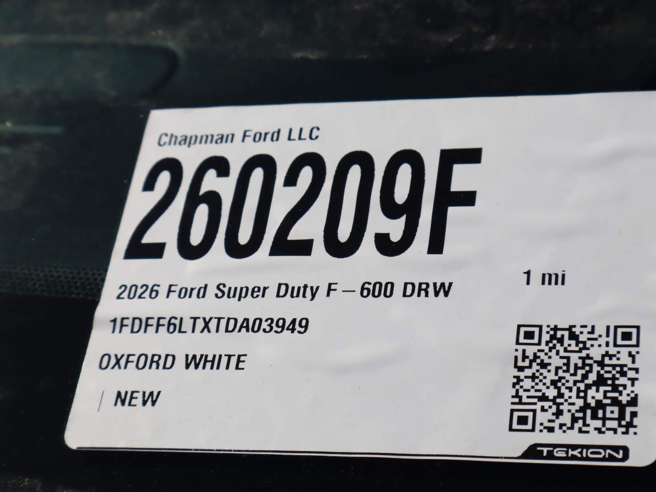 2026 Ford F-600 Super Duty Chassis