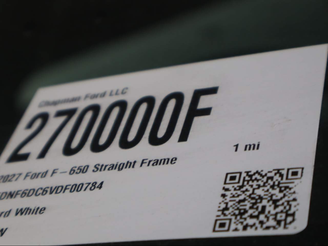 2027 Ford F-650 Super Duty Chassis
