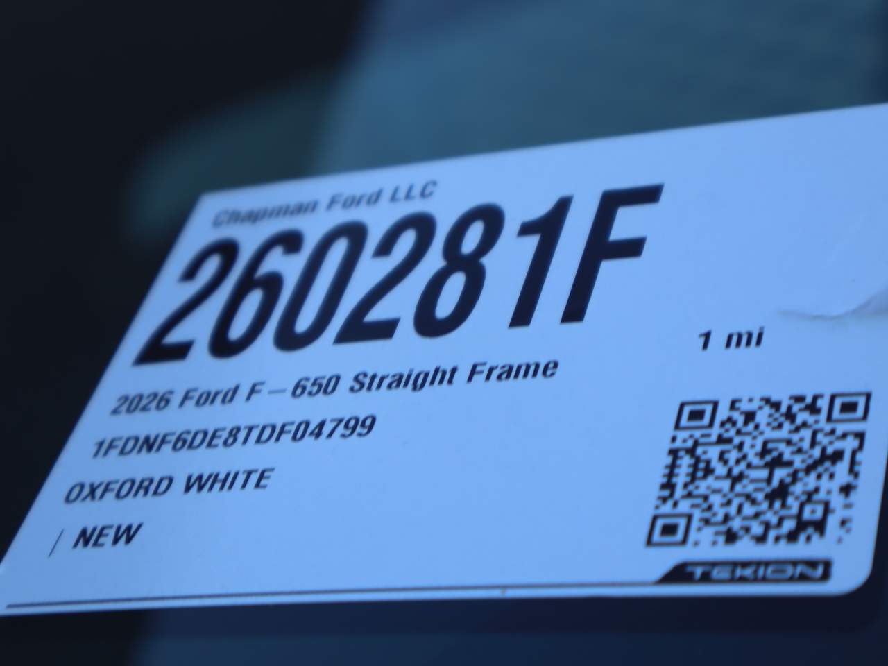 2026 Ford F-650 Super Duty Chassis