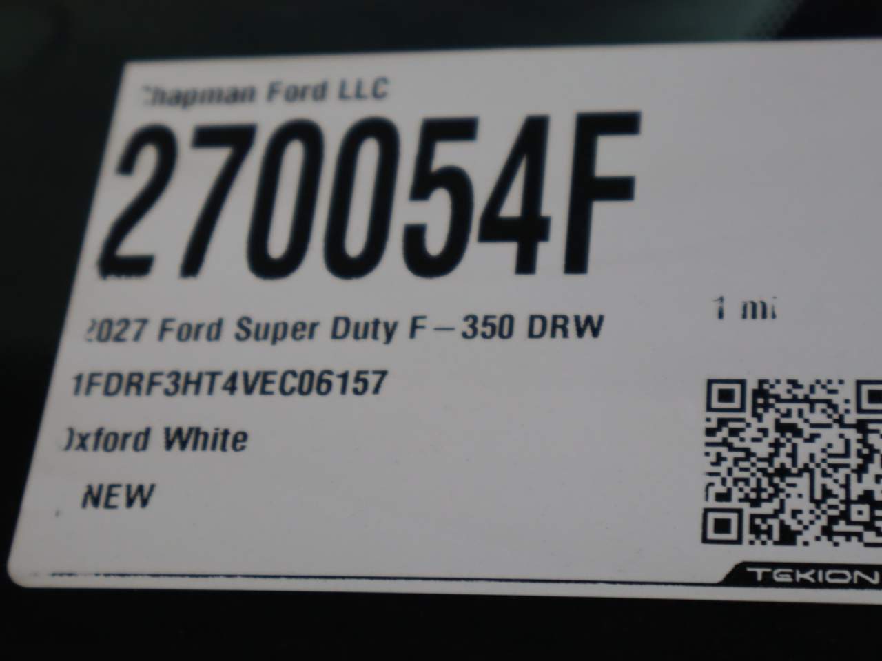 2027 Ford F-350 Super Duty Chassis