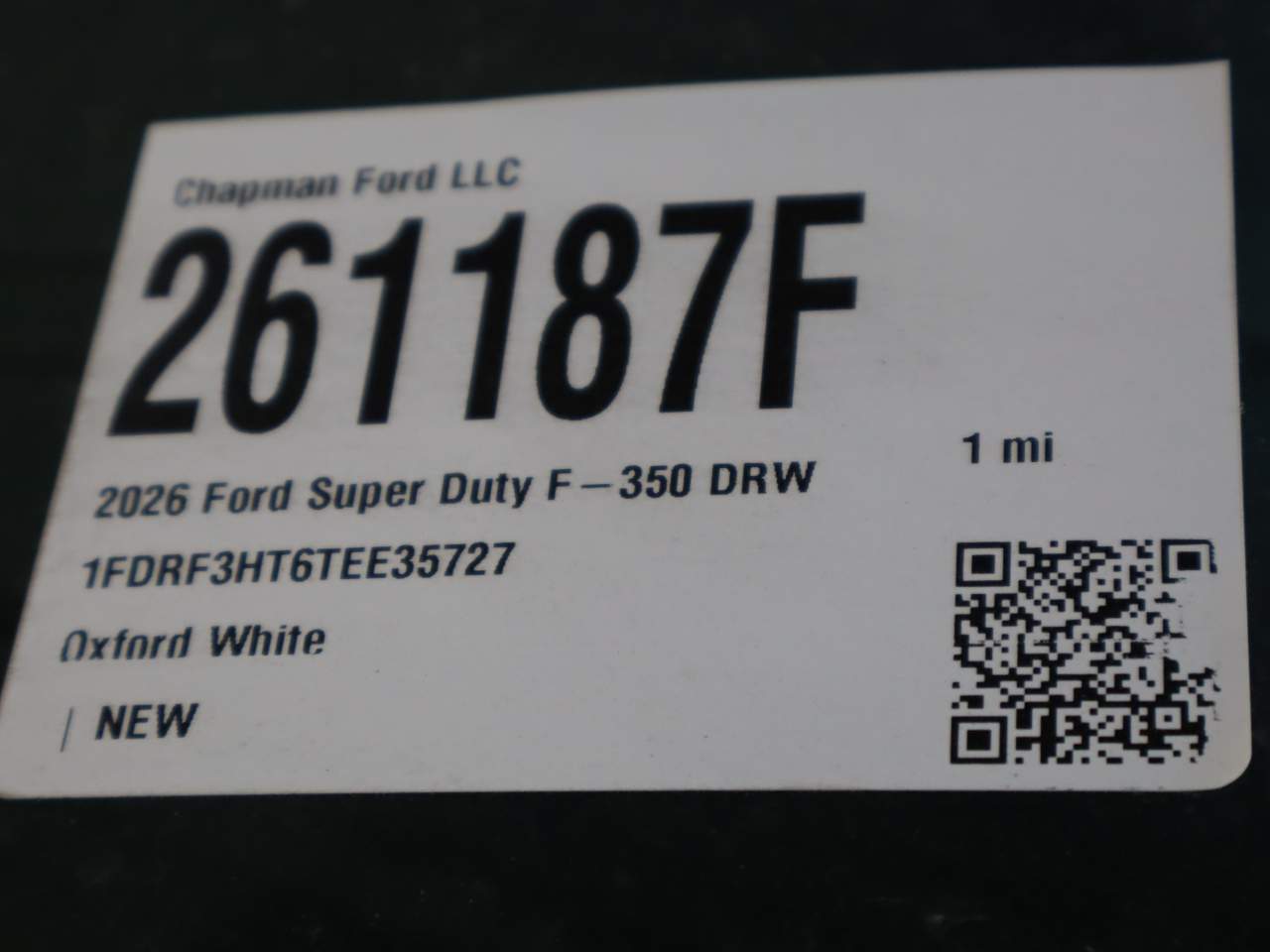 2026 Ford F-350 Super Duty Chassis