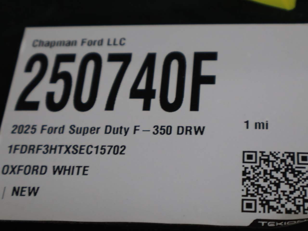 2025 Ford F-350 Super Duty Chassis