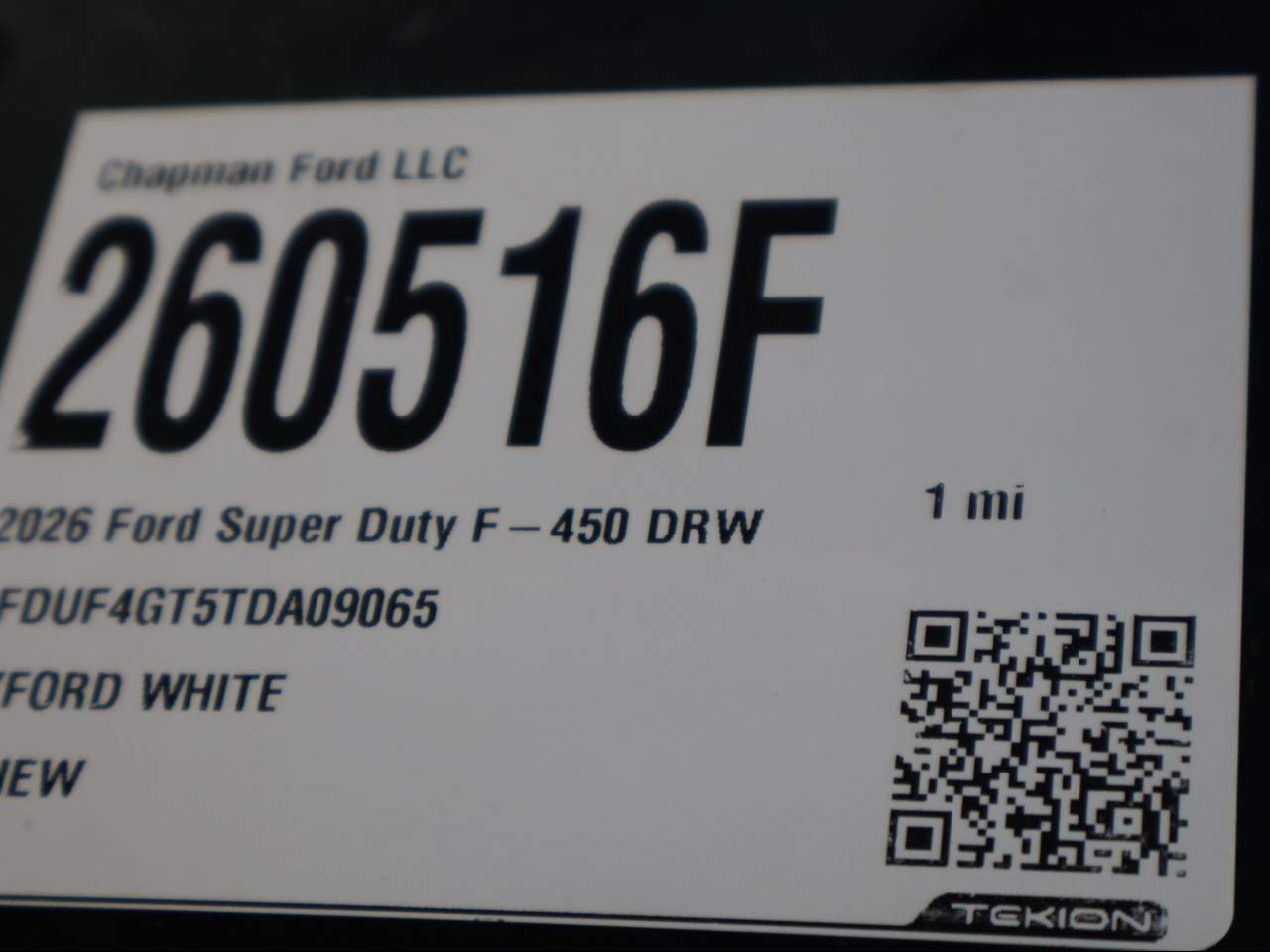 2026 Ford F-450 Super Duty Chassis